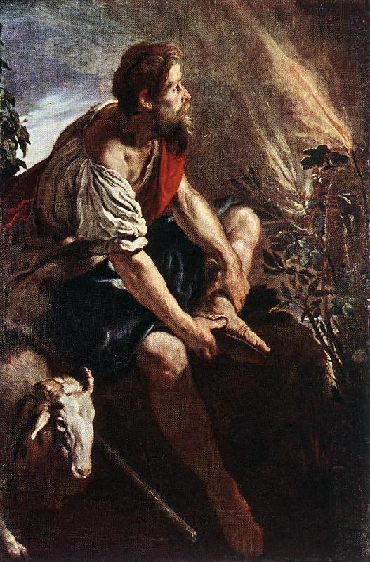 FETI, Domenico Moses before the Burning Bush dg oil painting image